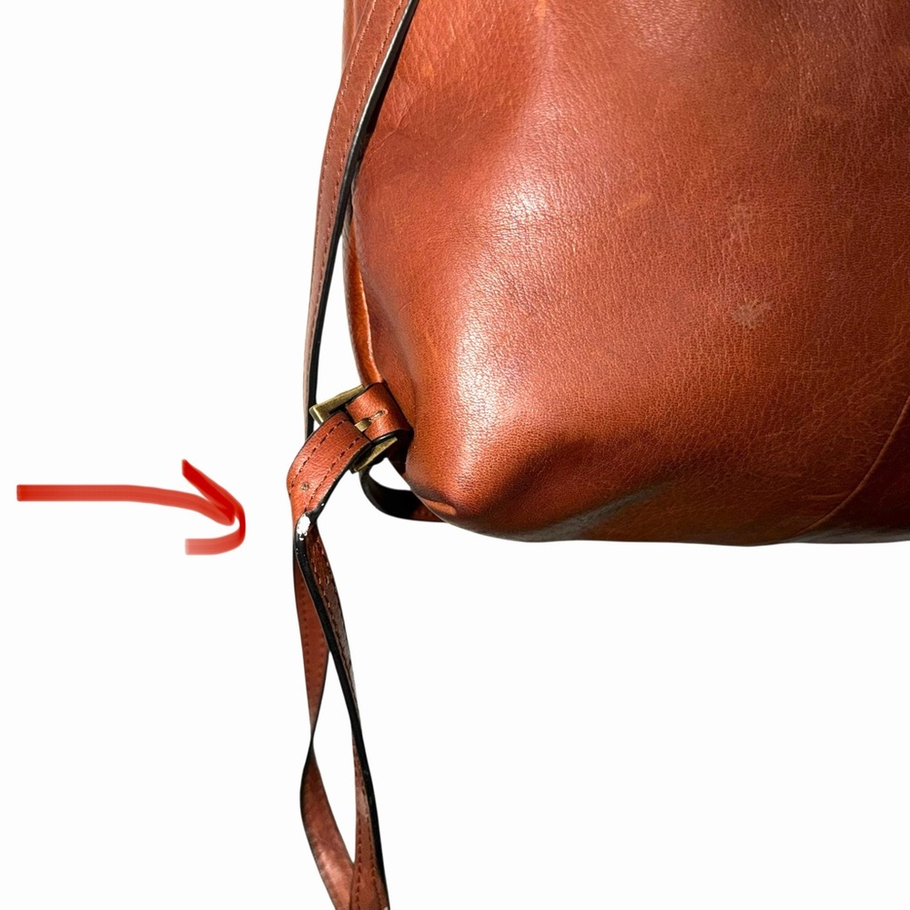 Brown Leather Backpack - image 4